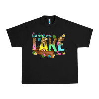 Black living on lake time Urban Heavy Tee - texasbilliewilder