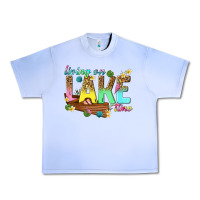 Grape Ice living on lake time Urban Heavy Tee - texasbilliewilder