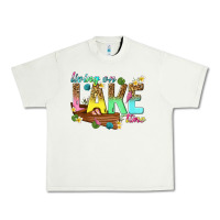 Pistachio living on lake time Urban Heavy Tee - texasbilliewilder