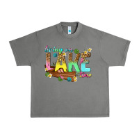 Tornado living on lake time Urban Heavy Tee - texasbilliewilder