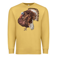 Antique Gold Bourbon Red Turkey Premium Sweatshirt - LillyAllenDesigns