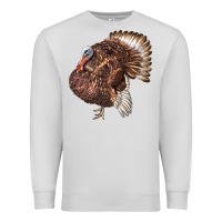 Dove Grey Bourbon Red Turkey Premium Sweatshirt - LillyAllenDesigns