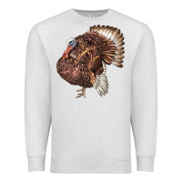 Oatmeal Heather Bourbon Red Turkey Premium Sweatshirt - LillyAllenDesigns