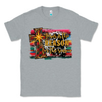 Heather Grey jesus i̇s the reason for the season christmas Classic Tee - RanaPortraitStore