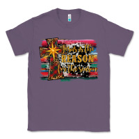 Lavender jesus i̇s the reason for the season christmas Classic Tee - RanaPortraitStore