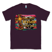 Plum jesus i̇s the reason for the season christmas Classic Tee - RanaPortraitStore