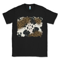 Black black and white cowhide background Classic Tee - BarkalooDesign