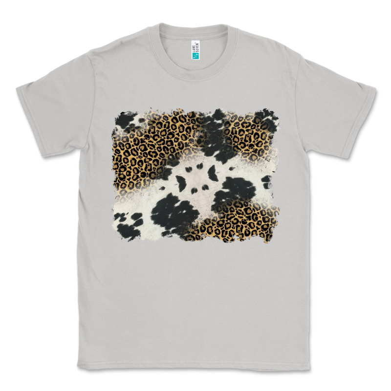Black And White Cowhide Background Classic Tee by BarkalooDesign | Teevron