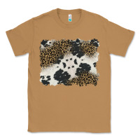 Toasted Coconut black and white cowhide background Classic Tee - BarkalooDesign