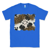 True Royal black and white cowhide background Classic Tee - BarkalooDesign