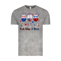 Cloud Rock red wine and blue wine glasses Vintage Tee - texasbilliewilder