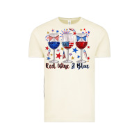 Vintage Arctic red wine and blue wine glasses Vintage Tee - texasbilliewilder