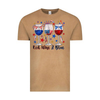 Vintage Camel red wine and blue wine glasses Vintage Tee - texasbilliewilder