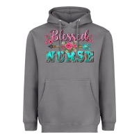Storm western blessed nurse pink floral arrow Heavyweight Hoodie - BarkalooDesign