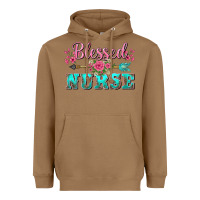 Toasted Coconut western blessed nurse pink floral arrow Heavyweight Hoodie - BarkalooDesign