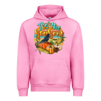 Fuchsia Pink tis' the season Urban Hoodie - LillyAllenDesigns