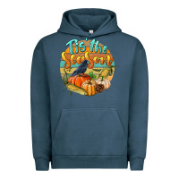 Pigment Midnight Navy tis' the season Urban Hoodie - LillyAllenDesigns