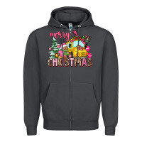 Smoke merry christmas Zipper Hoodie - AdoDesignShop