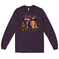 Plum drink up witches Long Sleeve Tee - CowhideDigitalArt