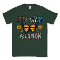 Sports Green keep calm dream on Classic Tee - CowhideDigitalArt