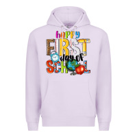 Lilac happy first day of school Premium Hoodie - NancyCooperArtShop