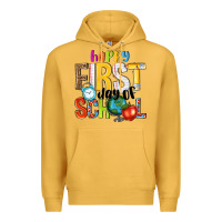 Mustard happy first day of school Premium Hoodie - NancyCooperArtShop
