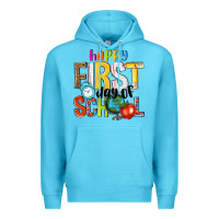Ocean Blue happy first day of school Premium Hoodie - NancyCooperArtShop