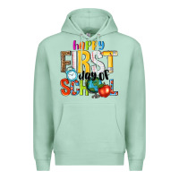 Seafoam happy first day of school Premium Hoodie - NancyCooperArtShop