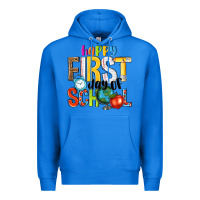 True Royal happy first day of school Premium Hoodie - NancyCooperArtShop