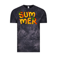 Cloud Black summer mango Vintage Tee - BarkalooDesign