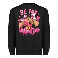 Black be my valentine light skinned girl sneakers Heavyweight Sweatshirt - RanaPortraitStore