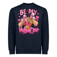 Navy be my valentine light skinned girl sneakers Heavyweight Sweatshirt - RanaPortraitStore