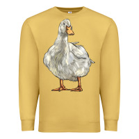 Antique Gold american pekin duck Premium Sweatshirt - LillyAllenDesigns