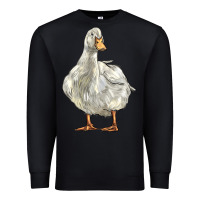 Black american pekin duck Premium Sweatshirt - LillyAllenDesigns
