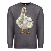Charcoal Heather american pekin duck Premium Sweatshirt - LillyAllenDesigns