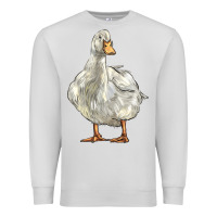 Dove Grey american pekin duck Premium Sweatshirt - LillyAllenDesigns