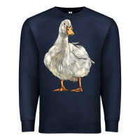 Navy american pekin duck Premium Sweatshirt - LillyAllenDesigns