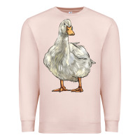 Pale Pink american pekin duck Premium Sweatshirt - LillyAllenDesigns
