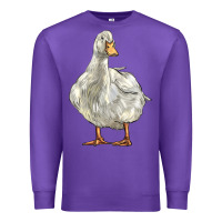 Purple american pekin duck Premium Sweatshirt - LillyAllenDesigns