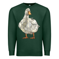 Sports Green american pekin duck Premium Sweatshirt - LillyAllenDesigns