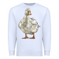 White american pekin duck Premium Sweatshirt - LillyAllenDesigns