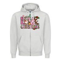 Love Christmas Zipper Hoodie | Teevron
