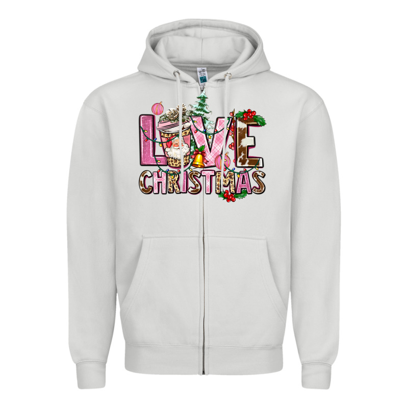 Love Christmas Zipper Hoodie by AdoDesignShop | Teevron