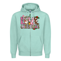 Seafoam love christmas Zipper Hoodie - AdoDesignShop