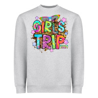 Heather Grey girls trip 2024 Heavyweight Sweatshirt - RanaPortraitStore