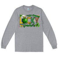 Heather Grey St. Patrick's Day one lucky teacher Long Sleeve Tee - Neo Western