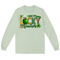 Matcha St. Patrick's Day one lucky teacher Long Sleeve Tee - Neo Western