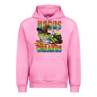 Fuchsia Pink Hocus Croakus Halloween Frog Urban Hoodie - LillyAllenDesigns