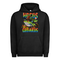 Pigment Black Hocus Croakus Halloween Frog Urban Hoodie - LillyAllenDesigns