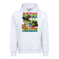 White Hocus Croakus Halloween Frog Urban Hoodie - LillyAllenDesigns